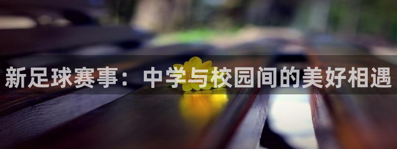 vsport体育官网：新足球赛事：中学与校园间的美好相遇